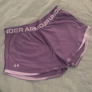 EUC Purple Under Armour Women’s athletic shorts